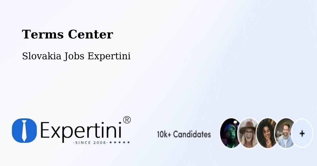 Terms of Service – Nová Baňa - Slovakia Jobs Expertini